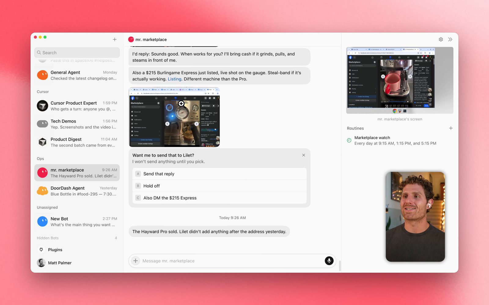 協業の流れに加わる Marketplace Bot