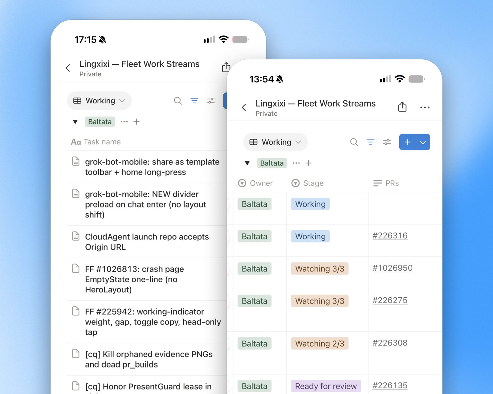 Bot がレビューするプルリクエストを共有 Notion データベースで管理